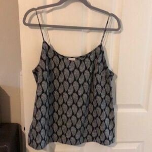 Bundle Alert💎 3 for $12: 
Merona Black and Gray Leaf Pattern Camisole
